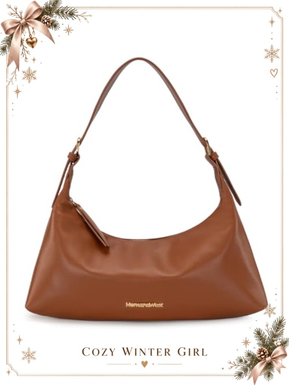 Montana West Faux Leather Clutch Shoulder Tote Handbag with Zipper Closure